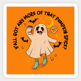 PUMPKIN SPICE GHOST Sticker